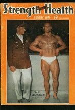 Strength And Health August 1945- Mr America Clarence Ross-BEEFCAKE VG - £38.44 GBP