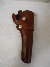 Vintage Brown Leather Holster #64 Hand Made by Viking Mexico - £30.60 GBP