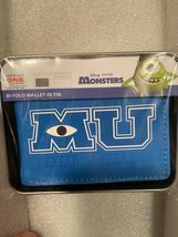 Disney/Pixar Monsters University Bi-Fold Wallet In Tin *NEW* m2 - $21.99