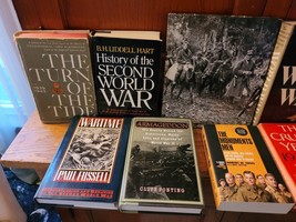 Lot of 10 General World War II Military History Books Edsel Hart Bryant Fussell - £17.81 GBP