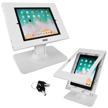 Anti Theft Tablet Security Stand - Table Mount Desktop Ipad Kiosk Stand w/ Lock  - £75.48 GBP