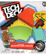 TECH DECK QUARTER BOWL RUCKUS WITH MINI SKATEBOARD - NEW! - $14.99