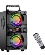 Portable Bluetooth Loud Speaker Heavy Bass Sound System Remote 360 Sound... - $39.59