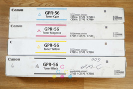Genuine Canon GPR-56 CMYK Toner Cartridges iR ADV C7565 C7570 C7580 C776... - $420.75