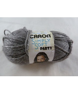 Caron Simply Soft Party Yarn Platinum sparkl SKEIN 3 Oz - $104.81 MXN