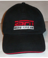 NEW!  MENS ESPN RADIO 1310 AM BLACK NOVELTY SOFT BASEBALL CAP / HAT - £18.69 GBP