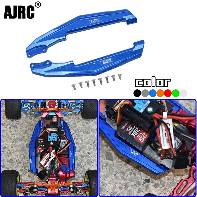 Losi 1/18 Mini-t 2.0 2wd Stadium Truck Rtr Aluminum Left And Right Outer Guards/ - £17.22 GBP