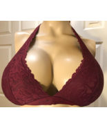 VICTORIA&#39;S SECRET Burgundy M Unlined 36B Wire Free Bralette Bra - $13.57 CAD