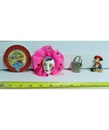 Fridge Magnet Lot Longaberger Pewter Basket, Mary Engelbreit Queen Micke... - $34.65