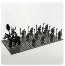 13pcs Castle Knights Soldier Weapons Horse Army  king Building Block Fit Lego - £22.34 GBP