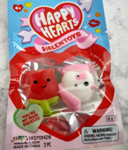 Valentine&#39;s Day Toys Happy Hearts Valentoys Dog Rose Stretchy Squeezable JaRu 4+ - £7.99 GBP