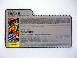 GI Joe Dreadnok Thrasher Vintage Figure Thunder Machine Accessory Part 1986 - £8.87 GBP