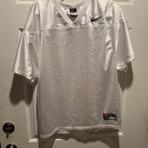 Vintage Nike Team Football Style Vest See Through T-Shirt Large #22-0320 White - £14.20 GBP