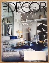 Elle Decor Magazine April 2018 New Ship Free Elements Of Style Kitchen Italian - £19.65 GBP