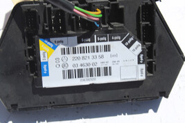 2003-2006 MERCEDES BENZ S600 LH DRIVER SIDE SEAT ADJUSTER CONTROL SWITCH K2700 image 3