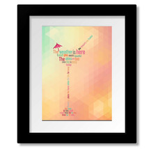 Weather is Here Wish You Were Beautiful by Jimmy Buffett - Song Lyric Art Print - £14.90 GBP+