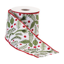 Wired Cotton Ribbon 4&quot; x 10 yds. - $51.66