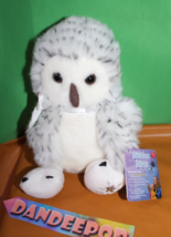 Russ Berrie Shining Stars Snowy Owl Stuffed Animal Toy - £15.48 GBP