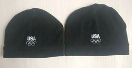 USA Olympics Black Fleece Beanie/Hat/Cap by United States Olympic Committee - $17.77