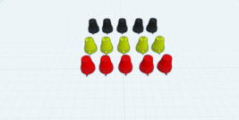 Replacement 5 pack Yamaha Rotary Knob MM6 MM8 Keyboard DJX-iI V5603800 V... - $14.59