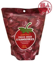 Trader Joe&#39;s Freeze Dried Fruit Strawberries Slices Snack Crunchy 1.2 Oz - $10.95 CAD