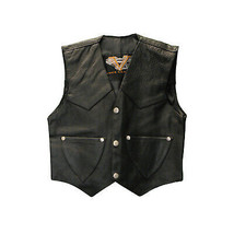 S Kid&#39;s Leather Vest Plain Side - £33.23 GBP