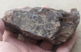 Natural MINERAL Rough Raw FLINT Ancient Stone Rock Modiin Israel #457 - $10.89