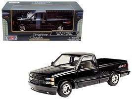 1992 Chevrolet 454 SS Pickup Truck Black 1/24 Diecast Model Car by Motormax - $46.95