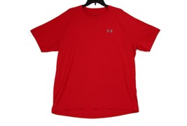 Under Armour UA Tech Tee Crewneck T-Shirt Men&#39;s XXL Red Activewear Short... - £18.20 GBP