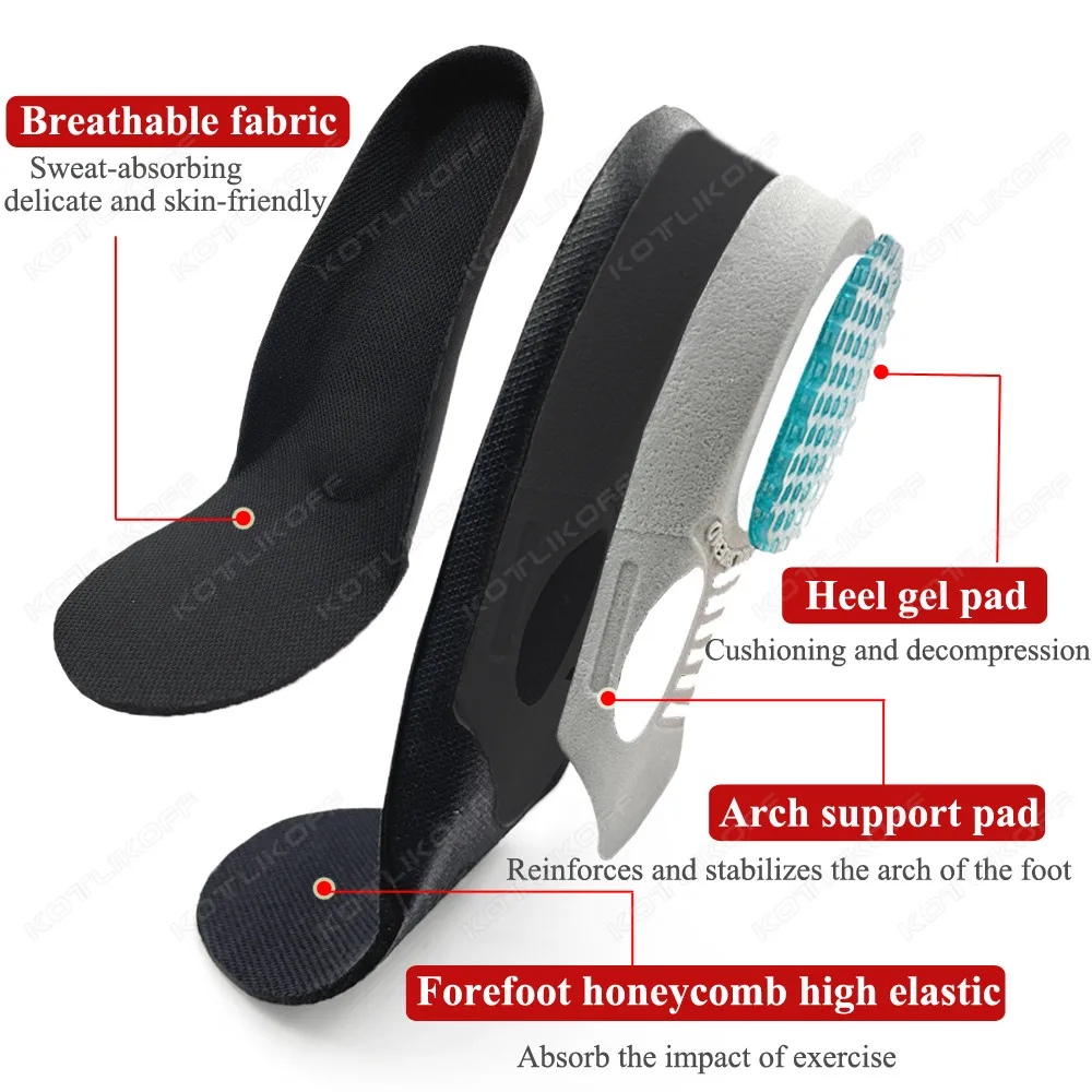 Sporting Upgrade Orthotic Gel Insoles Orthopedic Flat Foot Health Sole Pad For S - £23.51 GBP