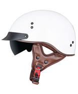 Motorcycle Half Face Helmet Sun Visor Quick Released Buckle DOT Approved... - $4,104.72 MXN