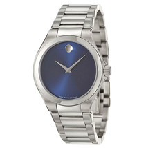 Movado Men&#39;s Collection Black Dial Watch - 606369 - £237.64 GBP