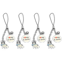 4 Charms I Love My Boston Terrier - With Loop For Purse, Keychain - 4of552283 - £7.94 GBP