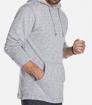 69$  Weatherproof Men&#39;s Marled Hooded Sweater, Color:Blue ,Size: Small - £30.95 GBP