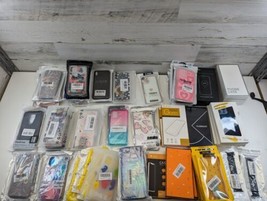 Bulk Wholesale Lot of 65 Mixed Phone Cases Various Apple Samsung Models etc - £38.51 GBP