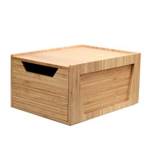 Tall Bamboo Drawer, Stackable Storage Solution for Kitchen Products, Office Supp - $72.99