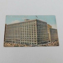 Marshall Field Co Postcard Marked 1913 Canal Station 1 cent Washington 1912 Stmp - £7.79 GBP