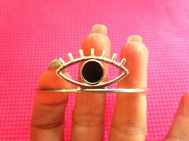 black evil eye cuff bracelet - €8,65 EUR