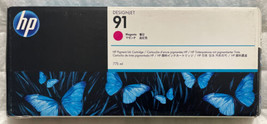 HP 91 Magenta Ink Cartridge C9468A DesignJet Z6100 Genuine Sealed Retail... - $99.98