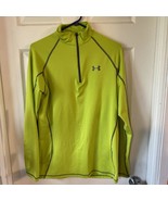 Under Armour Cold Gear Mens Medium Long Sleeve Loose Bright Yellow Green - £9.54 GBP