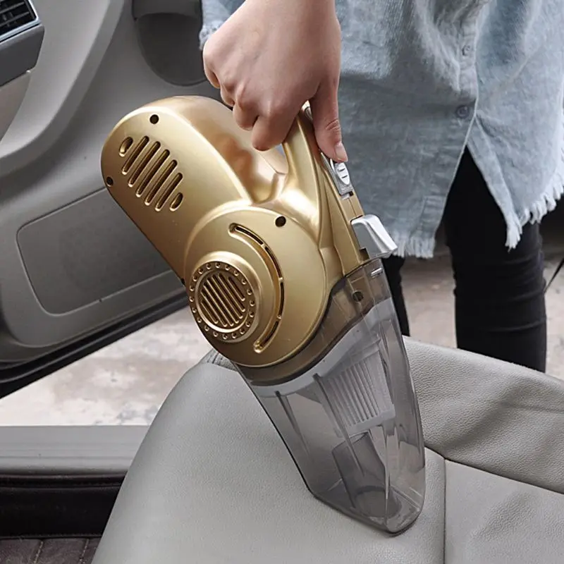 4-in-1 Multi-Function Car Vacuum Cleaner with Tire Pressure Gauge and Air Pump - £29.23 GBP