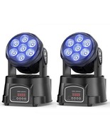 2pcs RGBW Moving Head Stage Lights 105W Beam DMX512 DJ Disco Party Lighting - $205.78 CAD