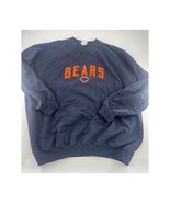 Vintage Chicago Bears Sweatshirt Mens Extra Large Navy Blue Orange NFL Y2K - €24,40 EUR