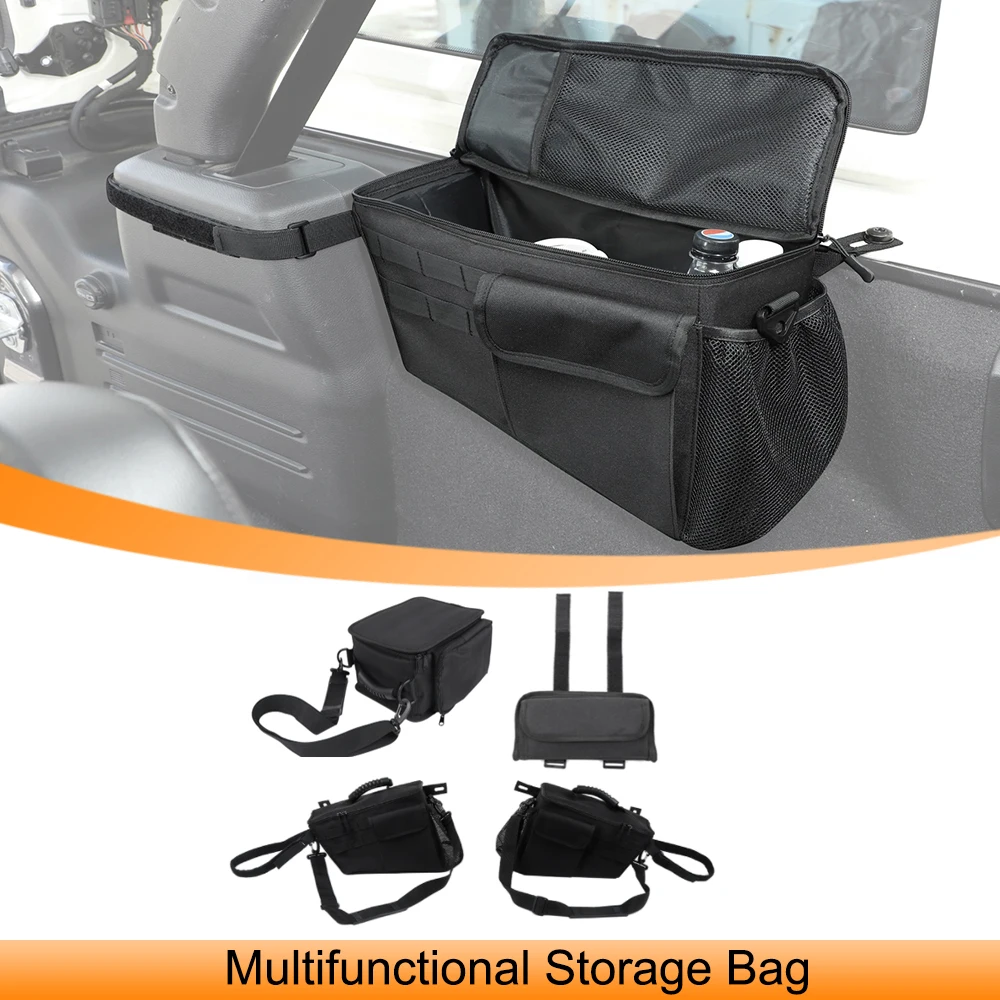 Car Multifunction Trunk Storage Bag Organizer Box for Jeep Wrangler JK JL - £27.21 GBP+