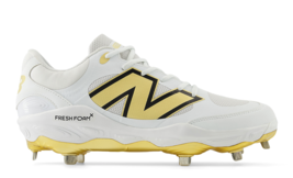 New Balance Fresh Foam L3000 GS7 Metal Cleats Men&#39;s Baseball Shoes Sports White - £155.13 GBP+