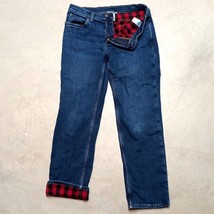 Duluth Trading Co Flannel Lined Stretch Denim Work Jeans - Womens Size 6x29 - $532.15 MXN