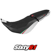 Ducati Desert X Seat Cover Tappezzeria Trico Comfort Ultragrip 2022-2024 White - $285.00