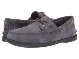 Men&#39;s Sperry Top-Sider A/O Two-Eye Suede Boat Shoe, STS19438 Multiple Sizes Grey - £71.28 GBP