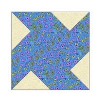 ALL STITCHES - WATER WHEEL PAPER PIECING QUILT BLOCK PATTERN .PDF-082A - $2.75