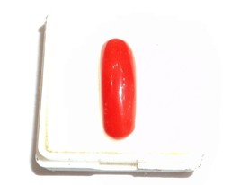 Coral / Moonga - Lab Certified - 4.98 carat - Unheated/Untreated - $82.07